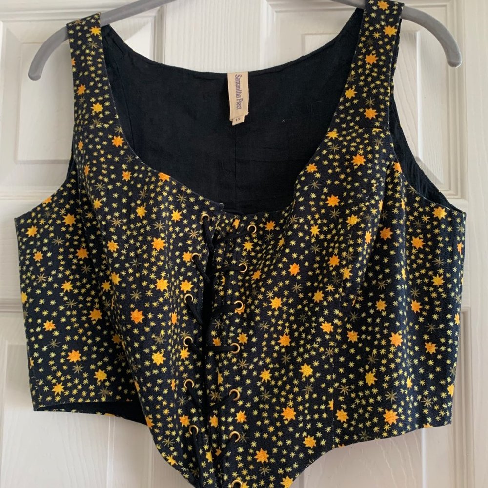Samantha Pleet Shield Corset in Stardust - Size 12